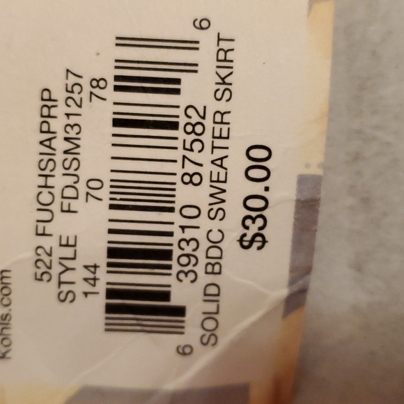 Mudd Solid Sweater Skirt Juniors Size Small - Picture 5 of 5